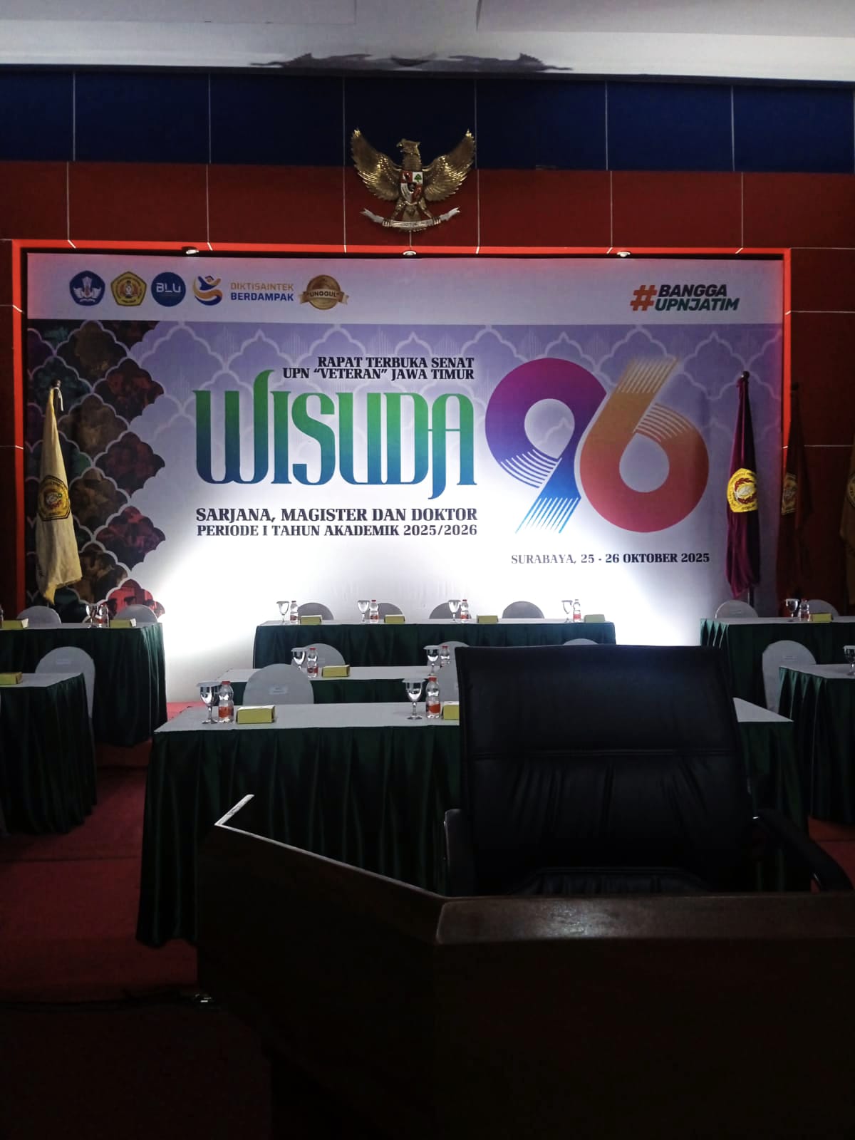 Rapat Terbuka Senat UPN Veteran Jawa Timur, Sarjana, Magister dan Doktor 2025